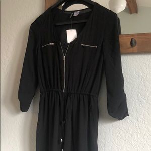 H&M Jumpsuit Black US size 6 NWT